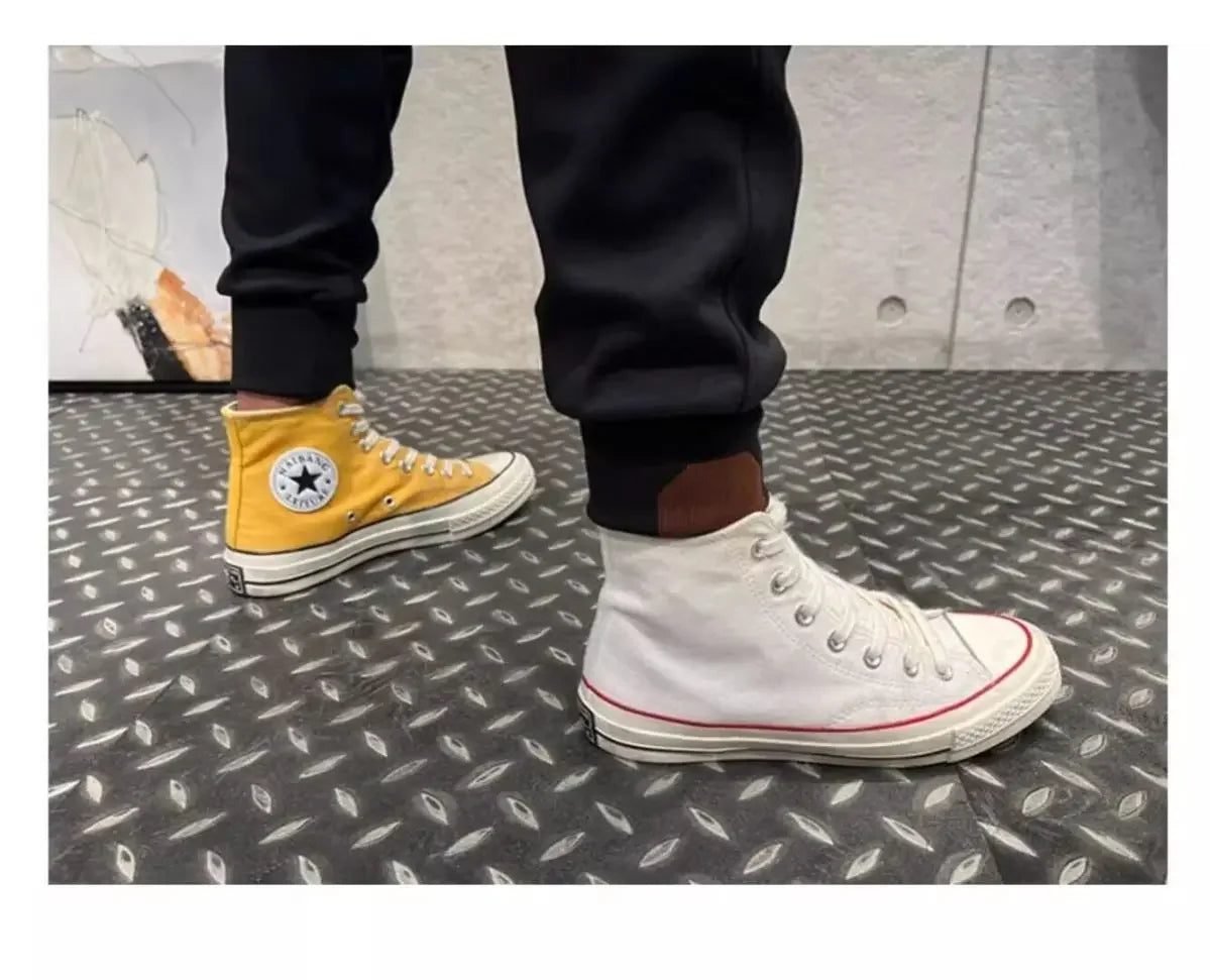 2025 New Tying Trousers for Men Versatile Embroidery Sports Versatile Trousers for Small Feet