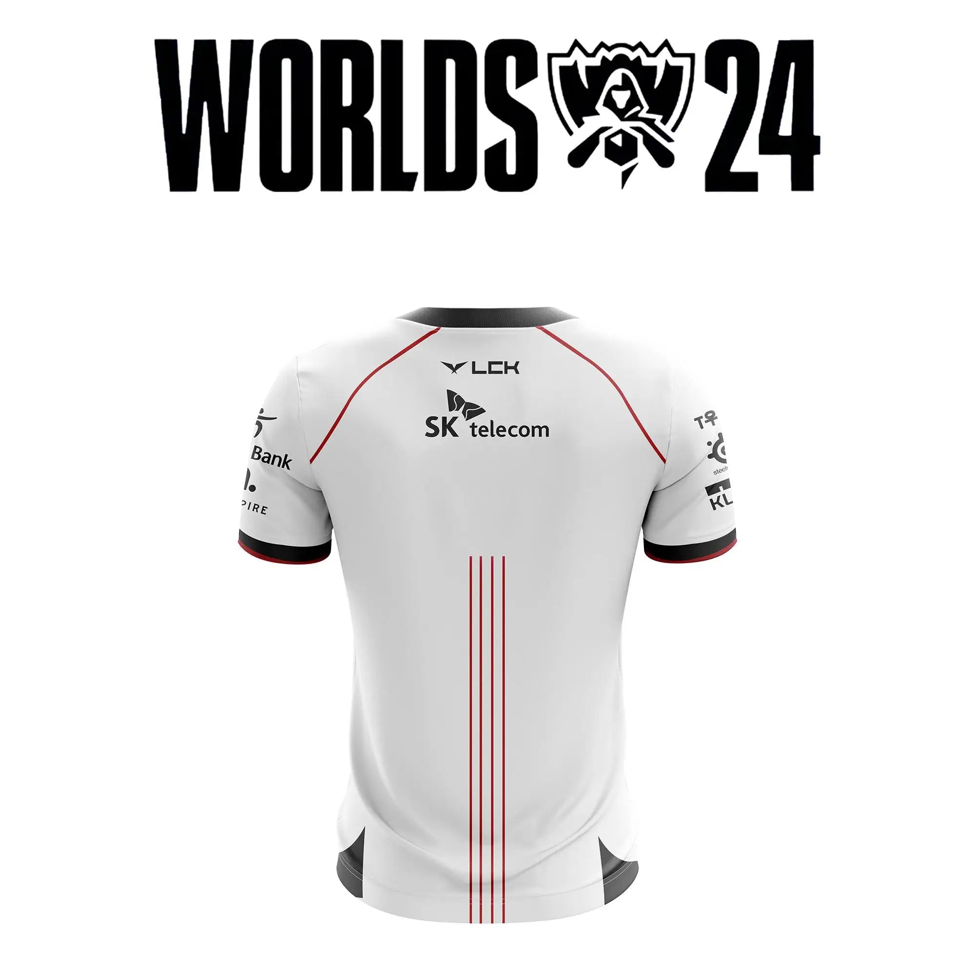 New T1 Esports Team Uniform Tshirt League Of Legends World Finals Jersey T Shirt Lol Games Faker Fan Support Men Clothes Tshirr