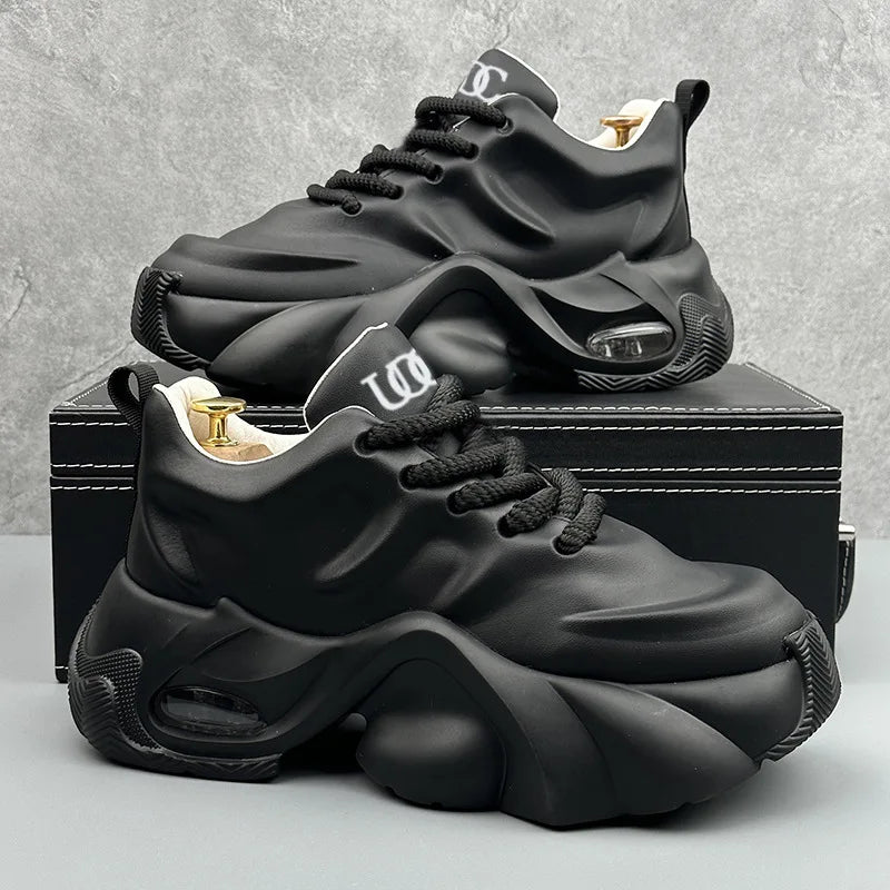 Men Shoes Designer Luxury Casual Sneakers Breathable Platform Shoes for Men Fashion Height Increasing Comfortable Non-slip Shoes