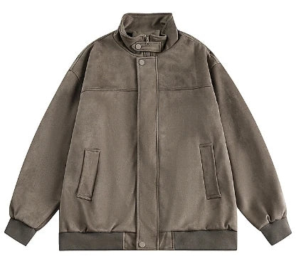 Trendy Y2k Autumn Varsity Jacket Long Sleeve Motorcycle Jacket Racing Baseball Jackets Women Printed Loose Coat Single-breasted