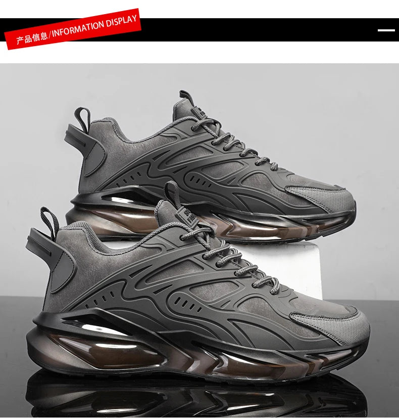 Men Shoes 2025 Casual Walk Air Cushion Marathon Breathable Lightweight Women's Comfortable Athletic Nonskid Sneakers