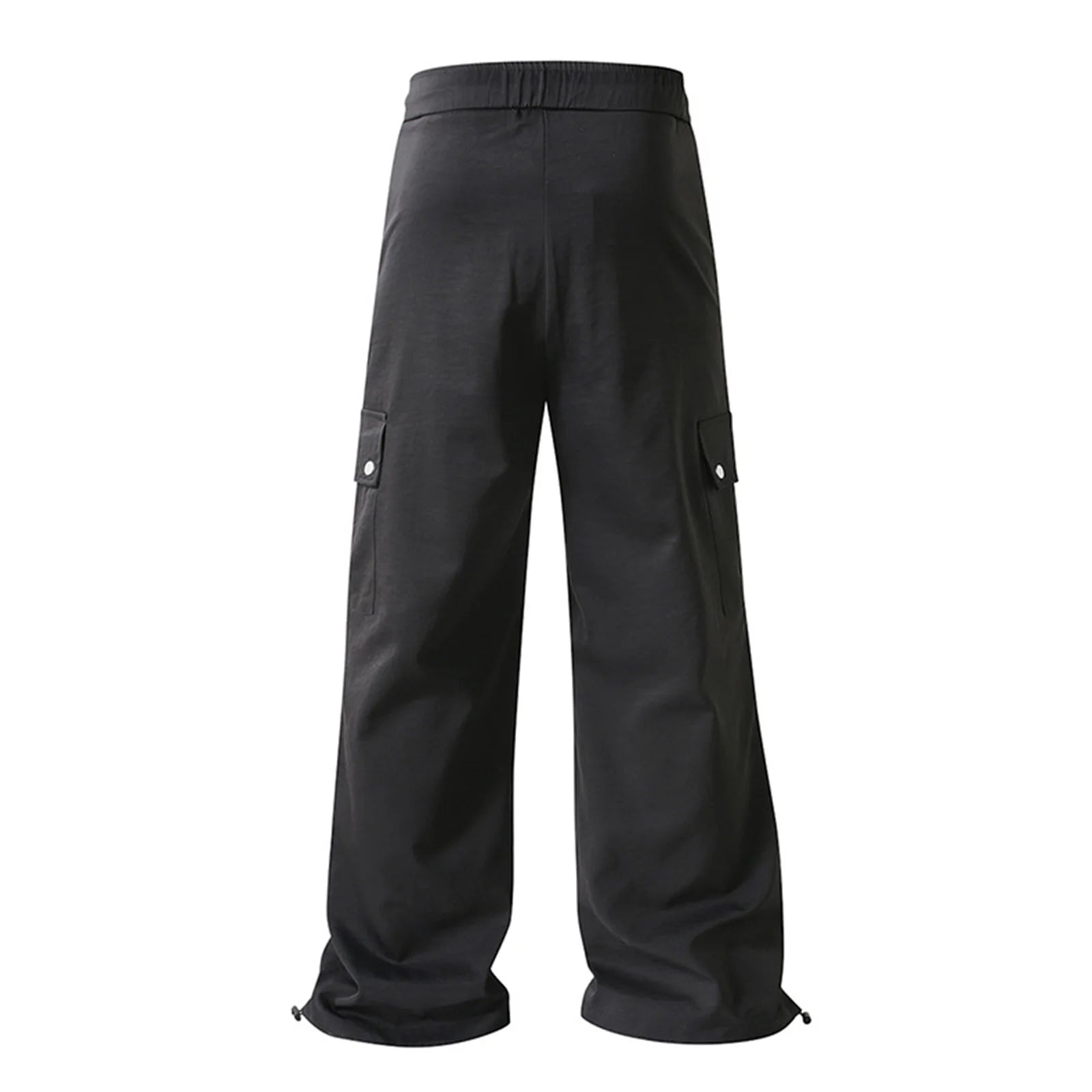 Men'S Casual Fashion Work Trousers Solid Color Multi-Color Loose Pocket Work Trousers Men'S Home Trousers Nine-Point Trousers