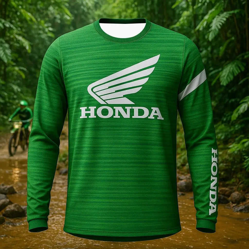 Honda 2026 Off Road Motorcycle Quick Dry Breathable Jersey Mountain Bike Racing T-Shirt Comfortable Riding Ropa Motocross Hombre