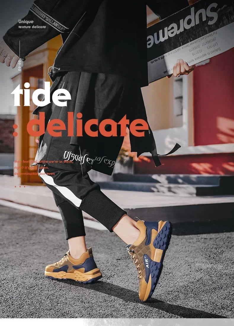 2025Men Shoes Platform Male Sneakers New Vulcanized Shoes for Men Casual Running Shoes Large Size 45 46 Hot Sapatos Masculinos