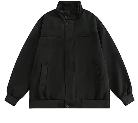 Trendy Y2k Autumn Varsity Jacket Long Sleeve Motorcycle Jacket Racing Baseball Jackets Women Printed Loose Coat Single-breasted